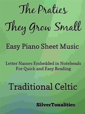 cover image of The Praties They Grow Small Easy Piano Sheet Music